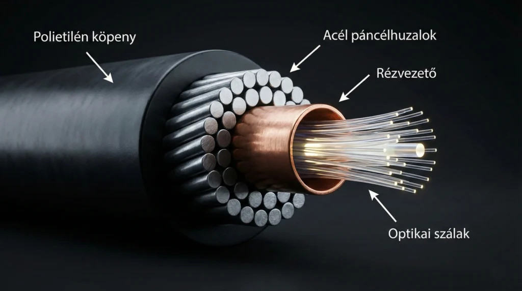 tenger alatti internet kabel keresztmetszet felepites