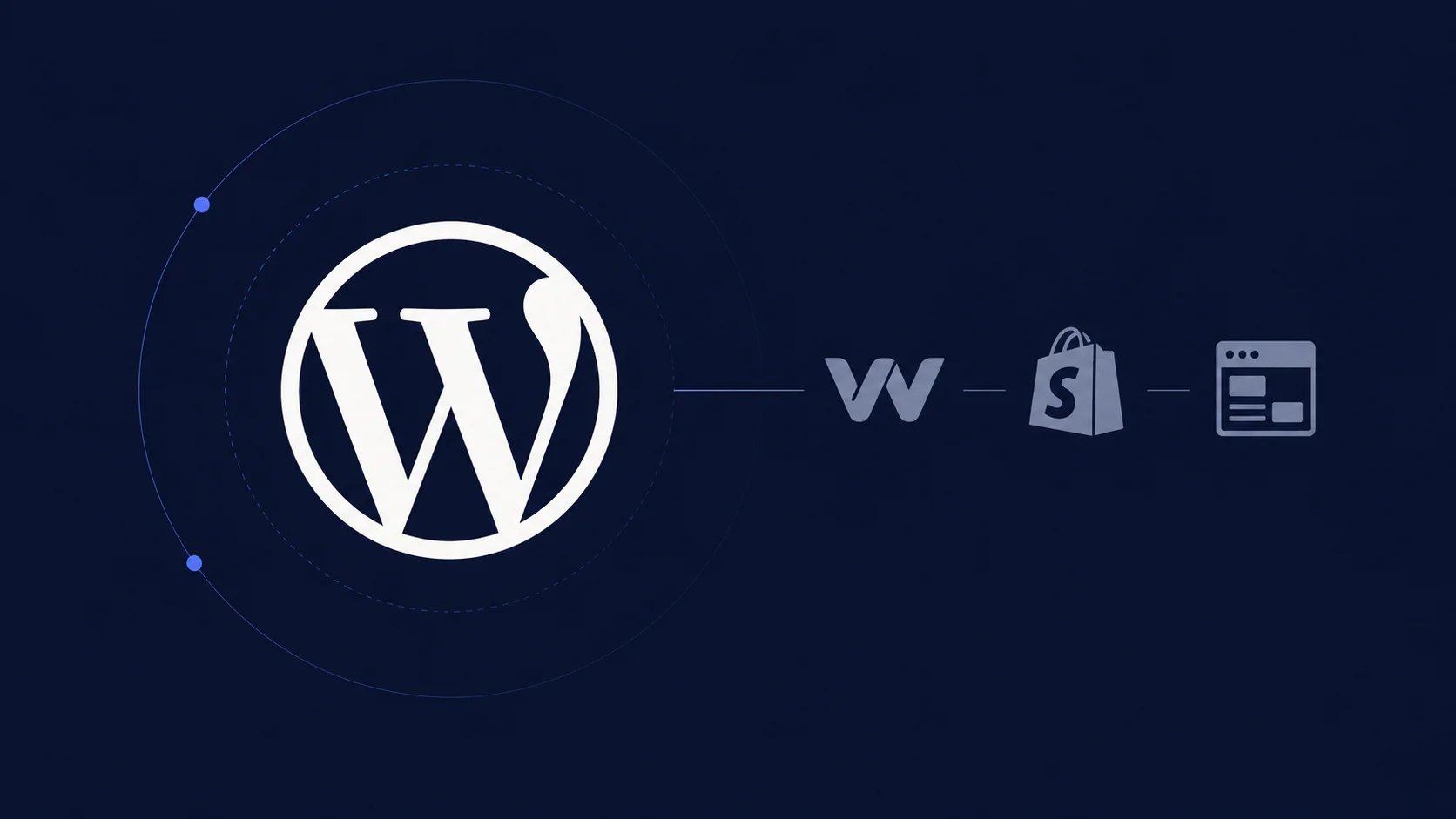 WordPress összehasonlítása weboldal-készítőkkel és a Shopifyval, 2026